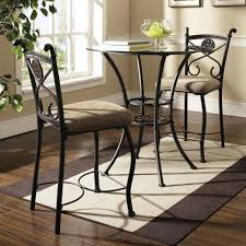 Brookfield Round Glass Top Pub Table With Images Counter Height Dining Table Set Pub Table Sets