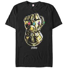 Men S Marvel Avengers Avengers Infinity War Gauntlet T Shirt In 2022 Marvel Tshirt Man Thing Marvel Shirts