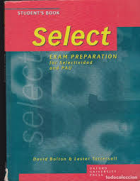 El pequeño libro de los verb patterns y vocabulario y expresiones esenciales para que sigas adelante con el. 10066 Libro De Ingles Select Student S Book O Comprar Libros De Texto En Todocoleccion 151879866