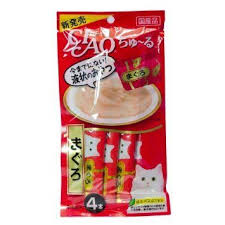 4 Pcs X 14g Tuna Ciao Churu Tuna Cat Lick Snacks Japan Cat Snack Reward For Cats Cat Love It Want Additional Info Clic Cat Snacks Canned Cat Food Cat Treats