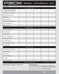 p90x workout sheets shoulders and arms