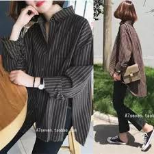 Lihat ide lainnya tentang model baju wanita, wanita, pakaian wanita. 25 Trend Terbaru Model Baju Kemeja Wanita Bermotif Garis Vertikal Vertikal Maria Space