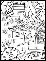 Impressive hippie weed coloring pages for adults with hippie. Pin On Art