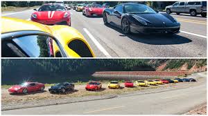 Ferrari club of america, dallas ft. Watch The Ferrari Club Of America S Latest Mountain Drive In One Mega Gallery Autoevolution