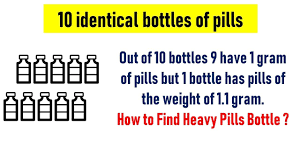 10 Identical Bottles Of Pills Can You Solve This Logical Interview Pu Pills Maths Puzzles Solving