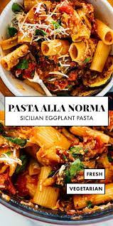 Pasta Alla Norma Recipe Cookie And Kate Recipe Pasta Dishes Pasta Alla Norma Eggplant Pasta