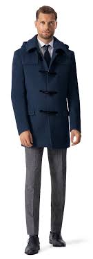 The official outlet for original montgomery duffle coats, bringing you luxury wool duffle coats in a wide range of styles and our wide range of men's duffle coats includes a variety of colours and fits. Men S Duffle Coats Buy Your Toggle Coat Online Hockerty