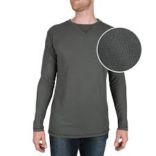 Tall Men S Lightweight Waffle Shirts In Green American Tall