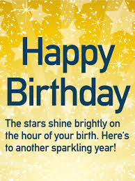 Have A Sparkling Year Happy Birthday Wishes Card Birthday Greeting Cards By Davia Happy Birthday Wishes Cards Happy Birthday Wishes Birthday Wishes Cards