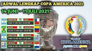 Berikut adalah jadwal lengkap televisi indonesia periode sabtu, 19 juni 2021. Jadwal Copa America 2021 Yang Akan Digelar Di Argentina Dan Kolombia Youtube