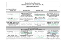 On utilise le singulier quand on désigne un seul être ou une seule. Ecole Primaire Du Berlaymont Classe Verte Du Lundi 22 Et Mardi 23