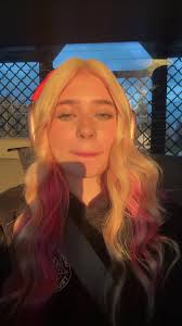 Kansas Blond Girl Blue Eyes Makes Videos in Car Only