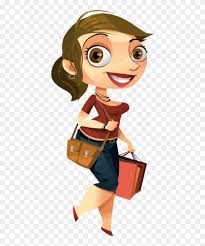 shopping bag clipart pretty girl woman walking cartoon png transparent png 460x960 1531781 pngfind shopping bag clipart pretty girl