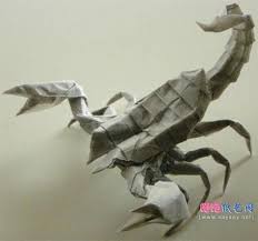 蝎子折纸图解教程 高级教程 origami paper crafts art