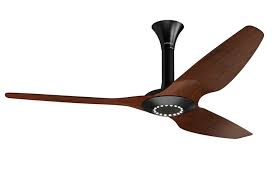 Ceiling fans with a standard mount are designed for rooms where the ceiling height is around nine feet. Haiku Unveils Ultra Efficient Ceiling Fan With Built In Led Lights