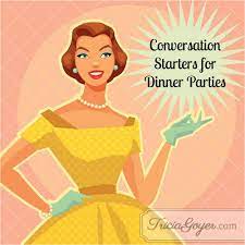 Historically the largest meal used to be eaten around midday, and called dinner. Conversation Starters For Dinner Parties Tricia Goyer Dinner Party Starters Starters For Dinner Conversation Starters