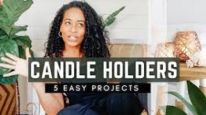 These beeswax bloom taper candles are some of our finest with their vibrant colors and long pure these beeswax taper candles are shaped like beautiful treble clefs and are perfect for any music lover. How To Diy Candle Holders 5 Easy Candle Sleeves Youtube