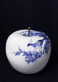 pin by ank goard on royal blue collection ceramic apple blue and white china royal blue collection
