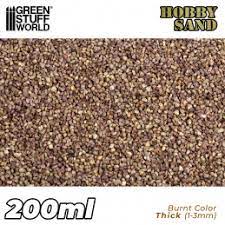 Thick Hobby Sand - Burnt Bown 200ml | Ballast for railway - GSW