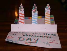 Elegant birthday card for him, handmade birthday card dad. Homemade Birthday Card With Candles All Kids Network