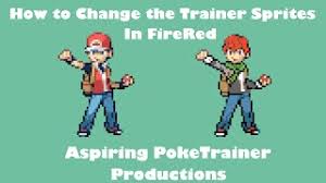 Besides the fire red overworld sprites, this resource also contains some anime overworld sprites. Change Trainer Sprites And Backsprite Of Protagonist Tutorial Pokemon Rom Hack Youtube