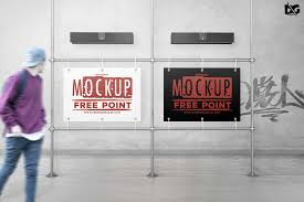 Download Free Download Street Side Wall Billboard Psd Mockup Free Psd Freebies Mockup