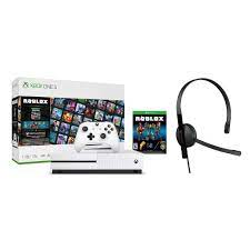 Xbox One S 1tb Roblox Gaming Console Bundle With Headset Xbox One S 1tb Gaming Console Xbox One S