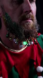 Light Ring Santa Glitter Beard