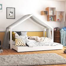 Ideales bett für gäste, platzsparend zusammenklappbar, liegefläche matratze 77/185 cm, belastbarkeit max. Nature Kid Gastebett In Weiss Mit Rost Fur Betten In 90 X 200 Cm Wallenfels Onlineshop