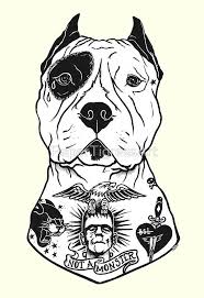 Pin By Grojs Rojas On Moi Sohranennye Materialy In 2020 Pitbull Tattoo American Pitbull Art Tattoo