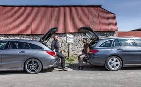 Essai Comparatif Mercedes Cla Shooting Brake Contre Classe C Break L Automobile Magazine