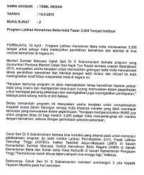 Adakah proses pemilikan lesen senjata api ni senang sangat? Contoh Surat Rasmi Permohonan Senjata Api Surat Rasmi R