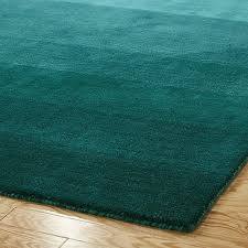 Black And Teal Area Rug Shop Ombre Teal Rug 6 39 X9 39 Handloomed From Soft New Zealand Wool Plush Teal Runs The Spectrum From Light To Dark Creating Teal Rug Teal Carpet Rugs