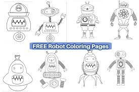 Get set to zoom into the world of machines with our free and unique set of robot coloring pages. Free Robot Coloring Sheet Pages For Kids