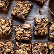 Brown Sugar Maple Chocolate Pecan Pie Bars Half Baked Harvest Recipe In 2020 Chocolate Pecan Pie Half Baked Harvest Chocolate Pecan Pie Bars