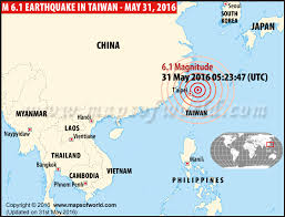 An earthquake of magnitude 6.1 struck the taiwan region on thursday, the gfz german research centre for geosciences said. Earthquakes In Taiwan Areas Affected By Earthquakes In Taiwan