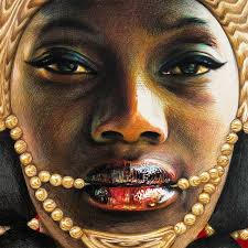 Wooden Warrior with Red' by Erica Rose Levine