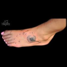 Dandelion tattoos are made in many forms and designs, for e.g. Dandelion Flower Foot Tattoo By Carlos At Bltnyc Tattoo Shop Nyc Cutetattoo Tattoosforgirls Flower Foot Tattoos Foot Tattoos For Women Dandelion Tattoo Foot