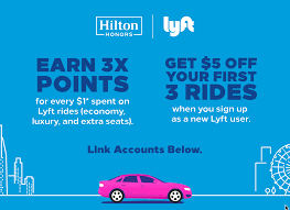 Maybe you would like to learn more about one of these? New Lyft Hilton Partnership Earn Points With Every Lyft Ride Stacks With Other Programs Redeem Hilton Points For Lyft Rides Doctor Of Credit