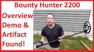 This state of the art metal detector incorporates patented microprocessor controlled. Basic Metal Detecting With Bounty Hunter 2200 Overview Demo And A Surprise Find Youtube
