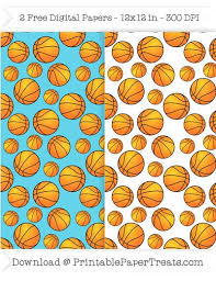 Basketball Digital Papers Digital Paper Scrapbook Printables Free Crafts For Kids