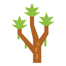 Cut the ornaments in metallic, shimmery or glittered paper. Joshua Tree Free Nature Icons