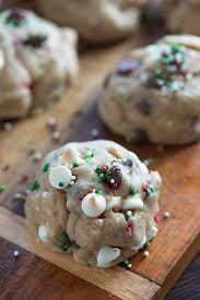 Chocolate Chip Christmas Cookies Recipe Christmas Chocolate Chip Cookies Cookies Recipes Chocolate Chip White Chocolate Chip Cookies