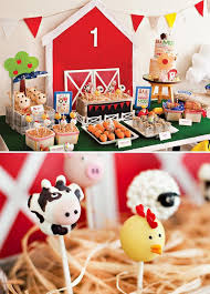 Farm 1st Birthday Party Part 2 The Dessert Table Hostess With The Mostess Farm Themed Birthday Party Farm Animals Birthday Party Barnyard Birthday Party