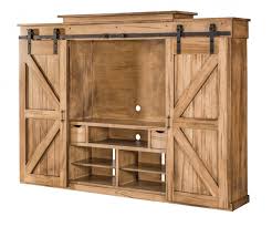 Putting it on a front door is good, for instance, because that's a spot where it's contained. Wormy Maple Barn Door Entertainment Center Afbdetv Amish Furniture Living Room Lyman S Farm Store