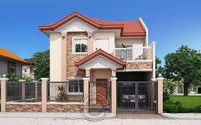 Double story house plane free download. Andres Two Storey House With Firewall Pinoy House Designs Pinoy House Designs