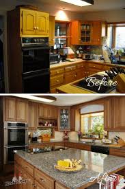Today S Before And After Photos Are Brought To You By Way Of Cabinet Refacing Hazelnut Cabinets Kitchen Remodel Refacing Kitchen Cabinets Kitchen Remodel Cost