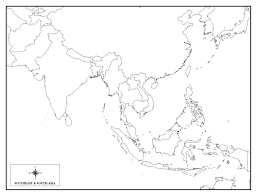 Lucky for you, there are not that many countries to learn! Vector South East Asia Map Outline Best Map Collection