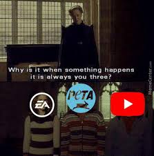 Why Is It When Something Happens It S Always You Three Meme Generator Peta Memes Best Collection Of Funny Peta Pictures