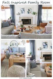Fall Family Room Tour Earthy Coastal Casual Family Rooms Family Room Design Family Room